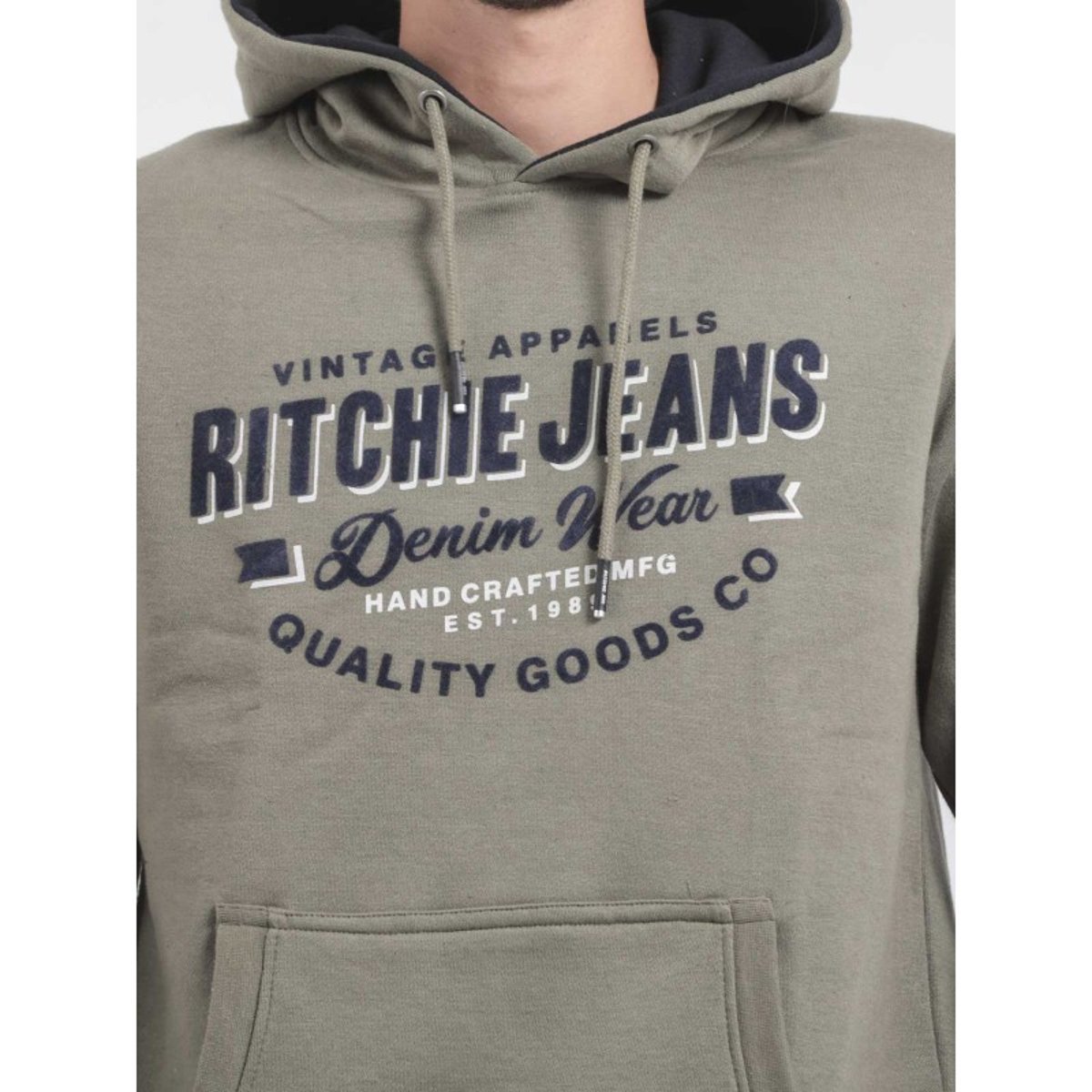 Sweat Capuche Womatic bleu marine, RITCHIE