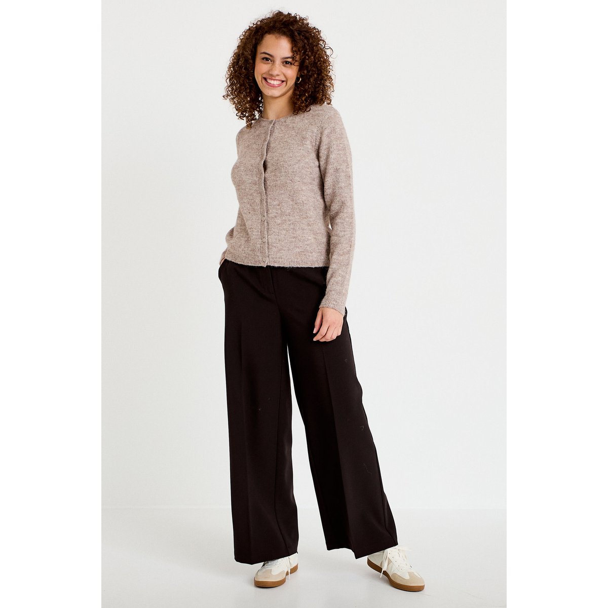 Pantalon city large noir, CACHE CACHE