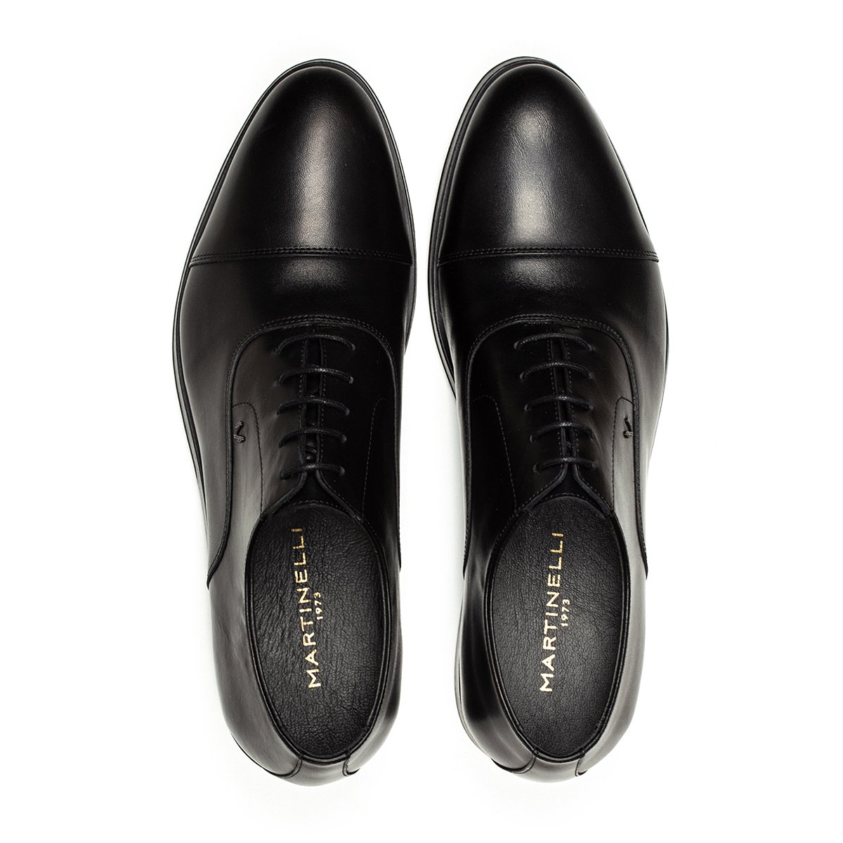 Chaussures à lacets cuir Empire black, MARTINELLI