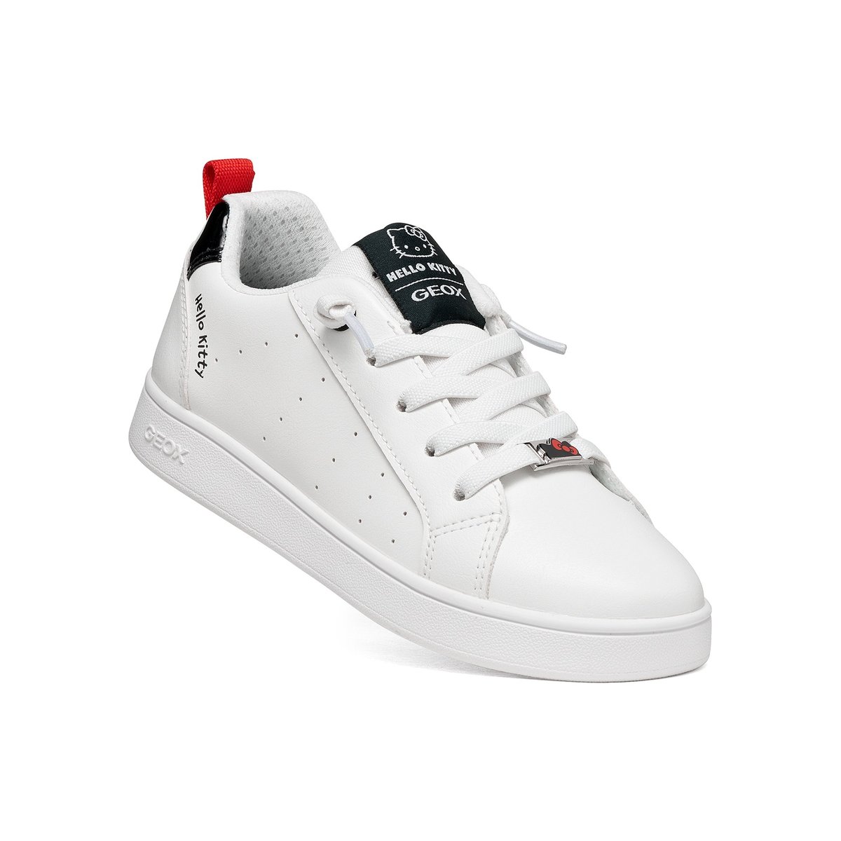 Baskets J ECLYPER blanc/noir, GEOX