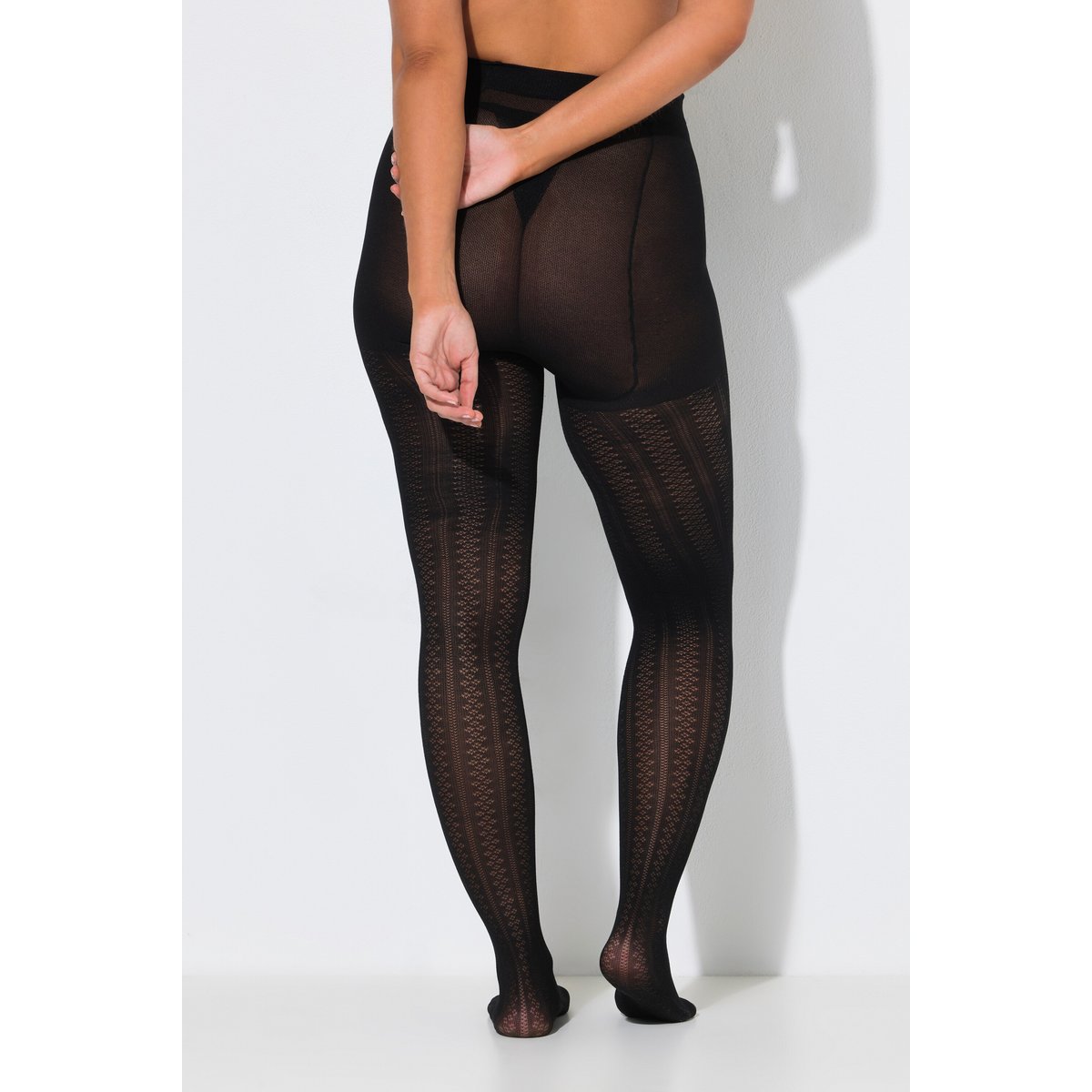 Collants à rayures noir, ULLA POPKEN
