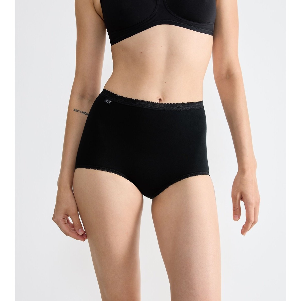 Pack of 4 Basic Maxi Knickers black, SLOGGI