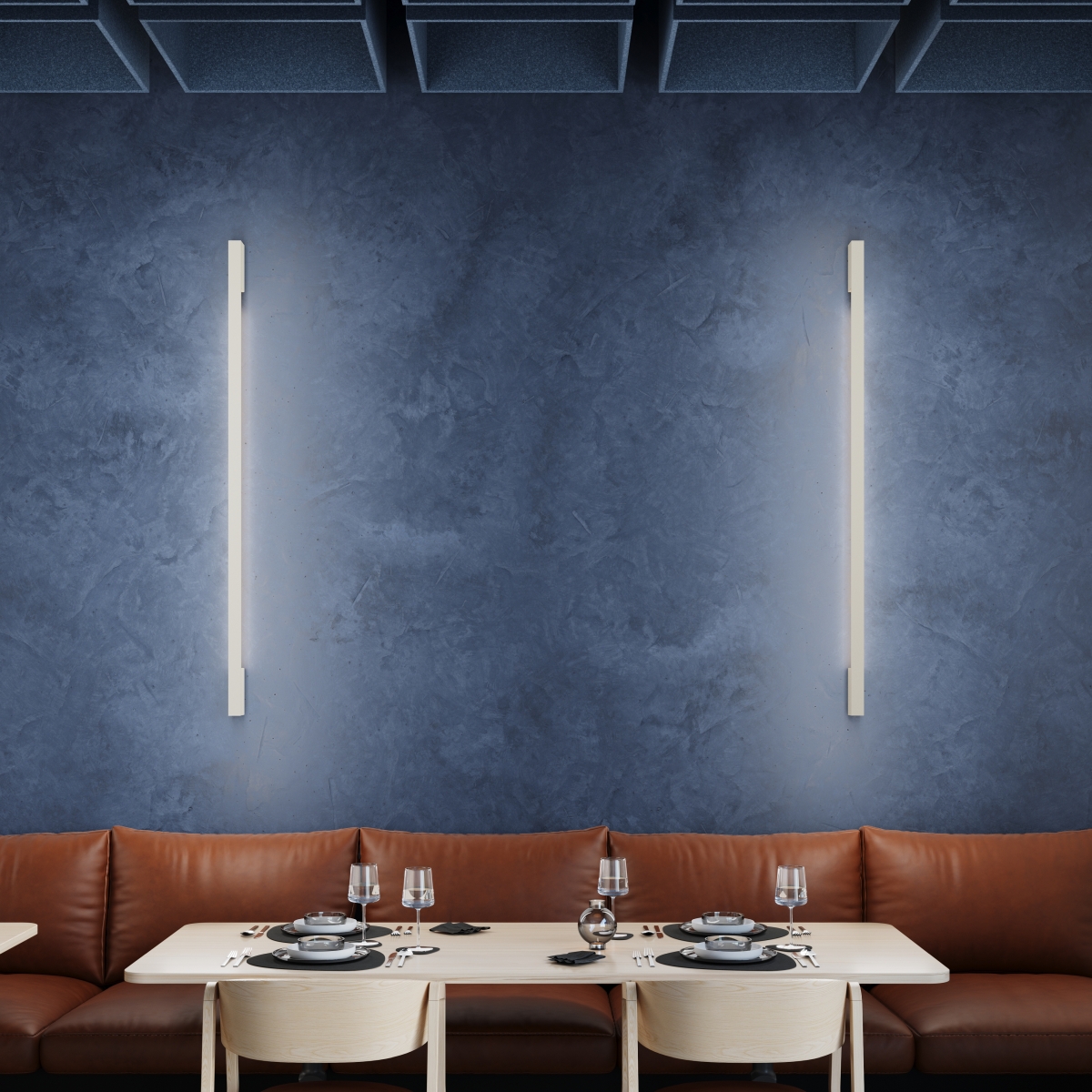 Applique murale Aluminium Beige LED 1 Sappo beige, EDEN