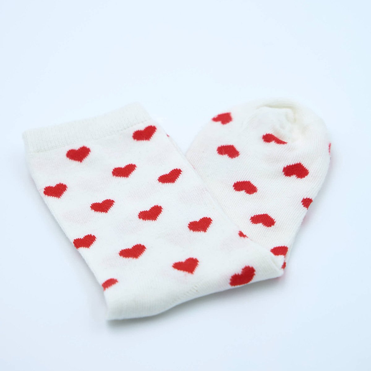 Chaussettes cœurs Guilia blanc, MISE AU GREEN