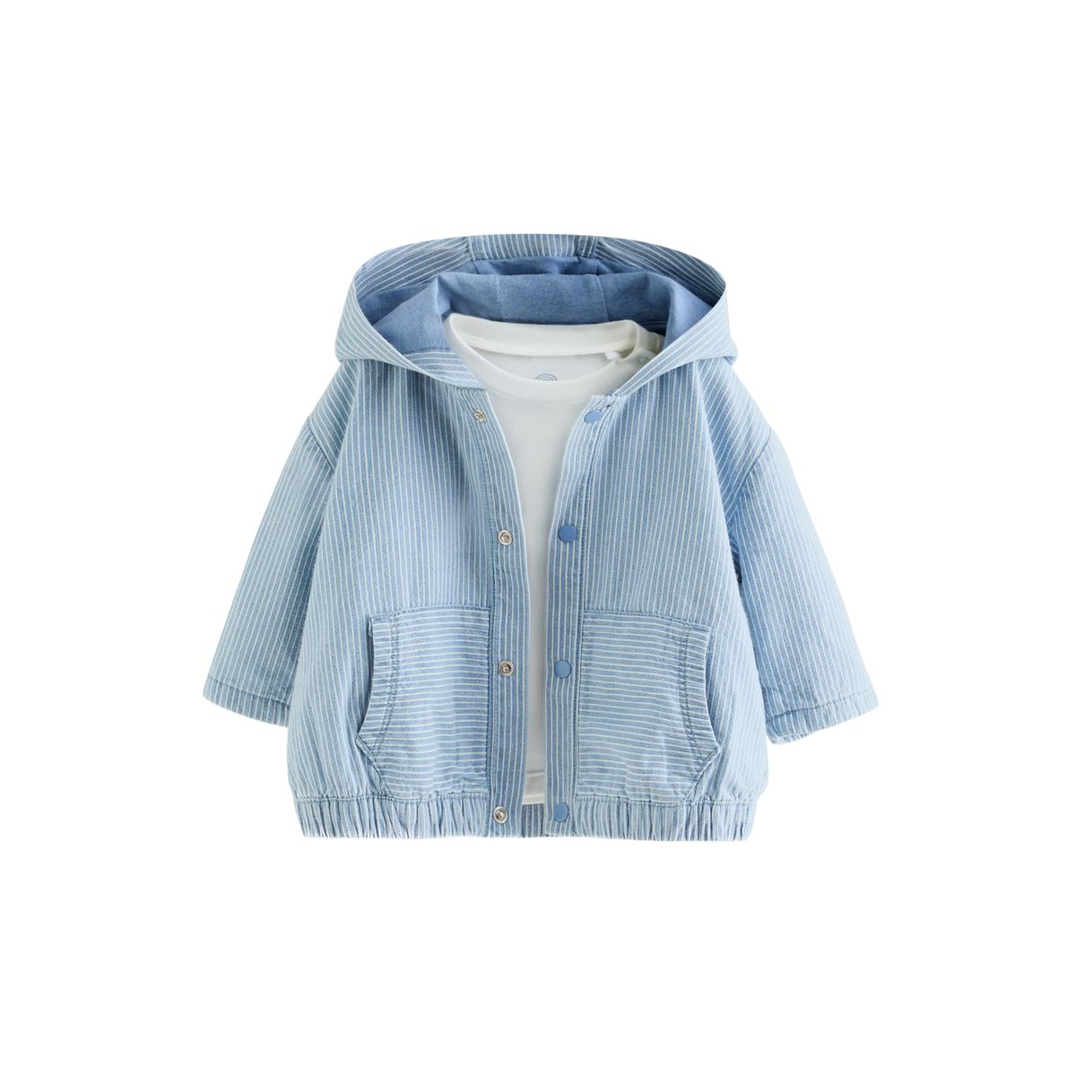 Veste-chemise, haut et pantalon bébé, 3 pcs bleu, NEXT