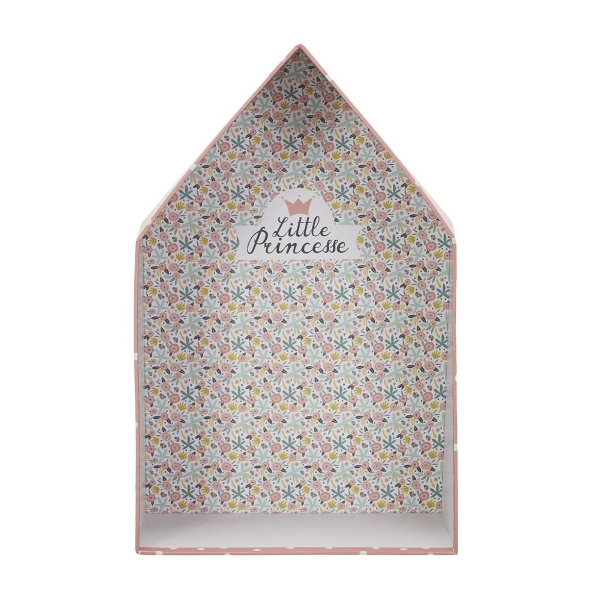 Lot de 3 boites gigognes Maison fille rose, DECORATIE