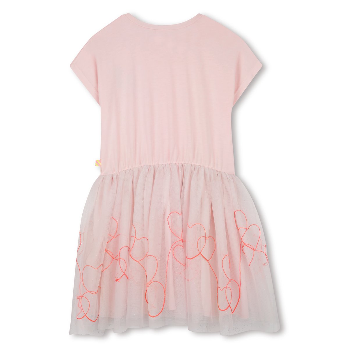 Robe bimatière pale rose, BILLIEBLUSH