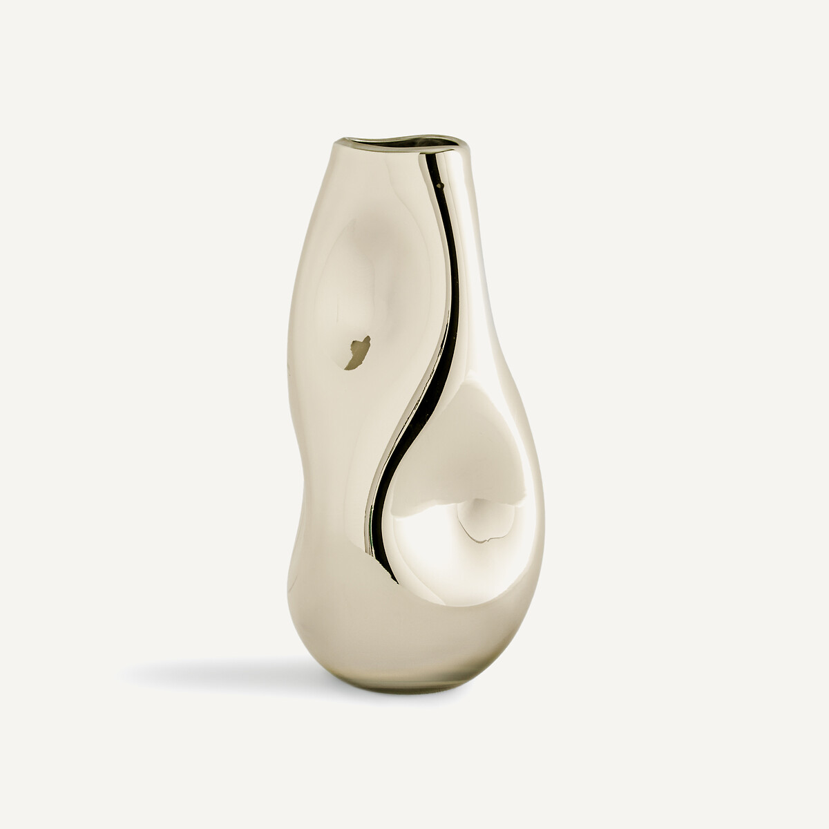 Vase en verre métallisé soufflé H43 cm, Cozi doré, AM.PM