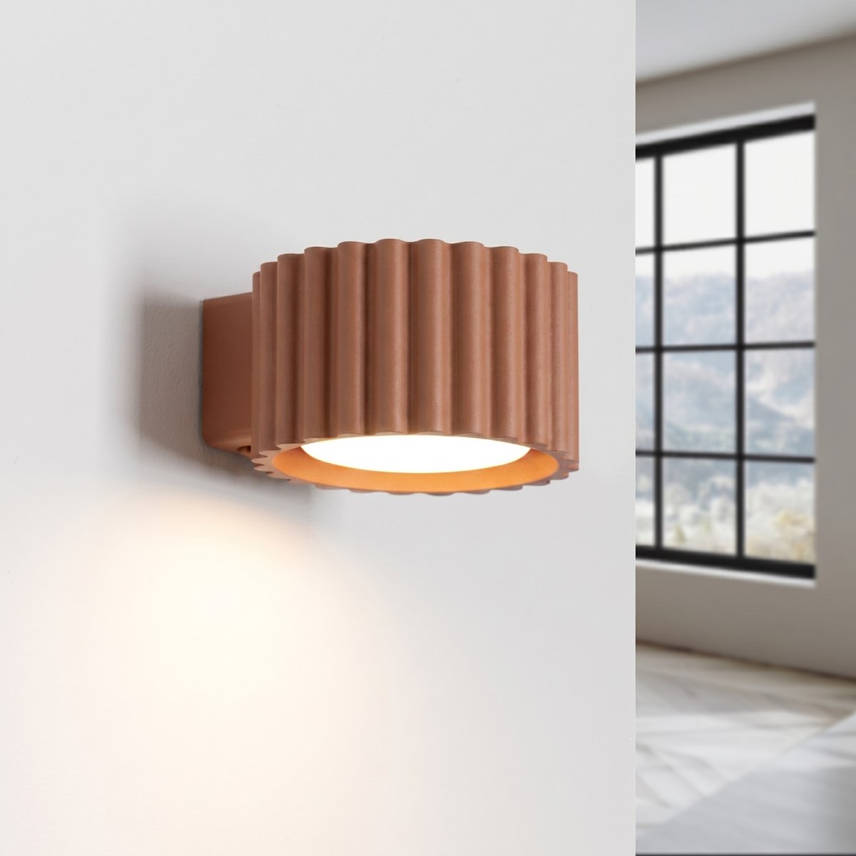 Applique murale Aluminium Moka Gx53 1 AURA moka, EDEN