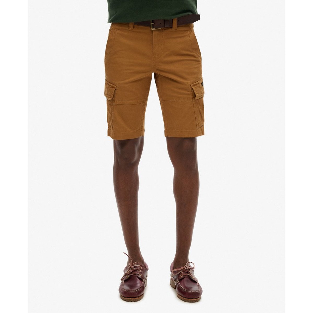 Short Cargo Organic Coupe Décontractée marron denim co tobacco, SUPERDRY