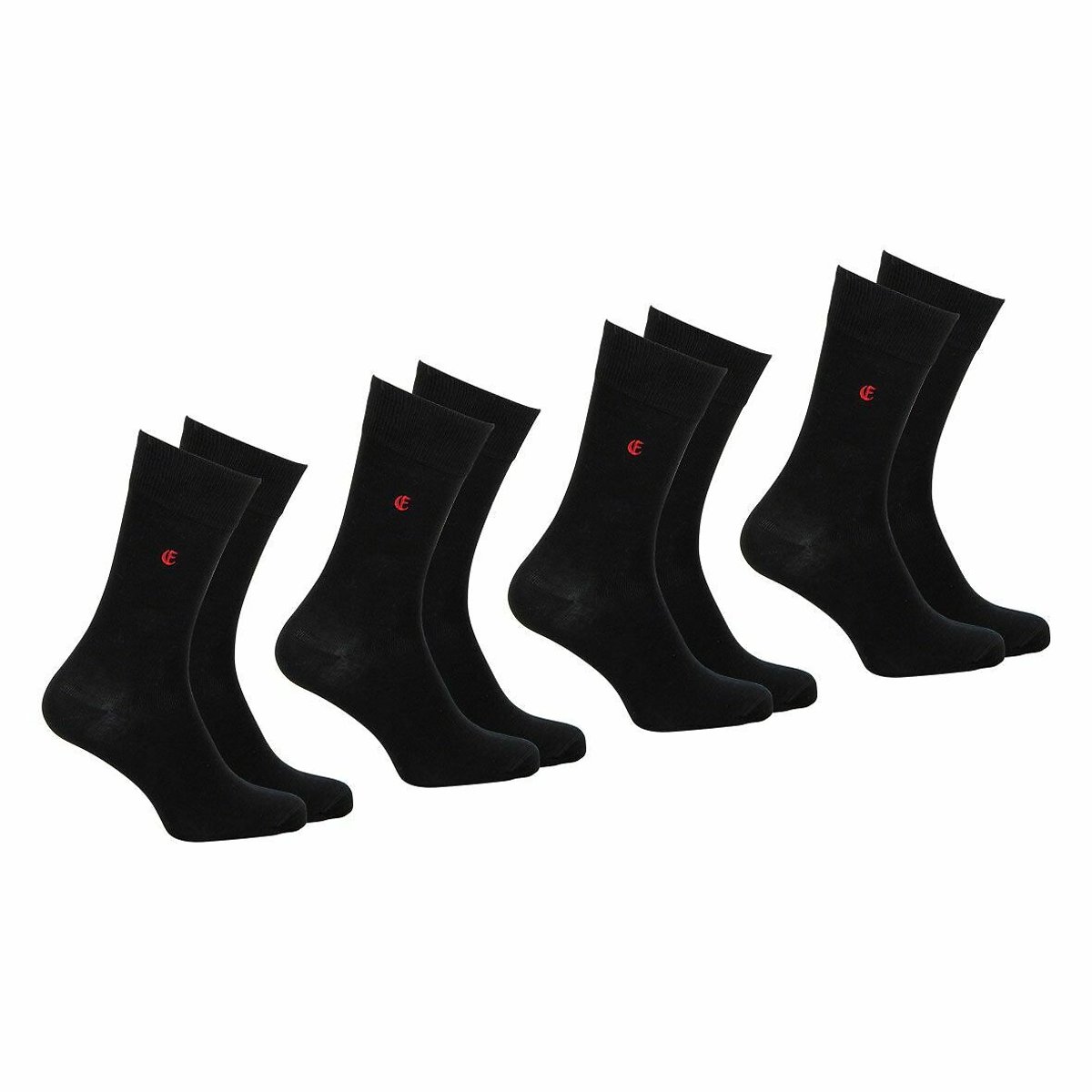 Confezione da 4 calze nero , EMINENCE