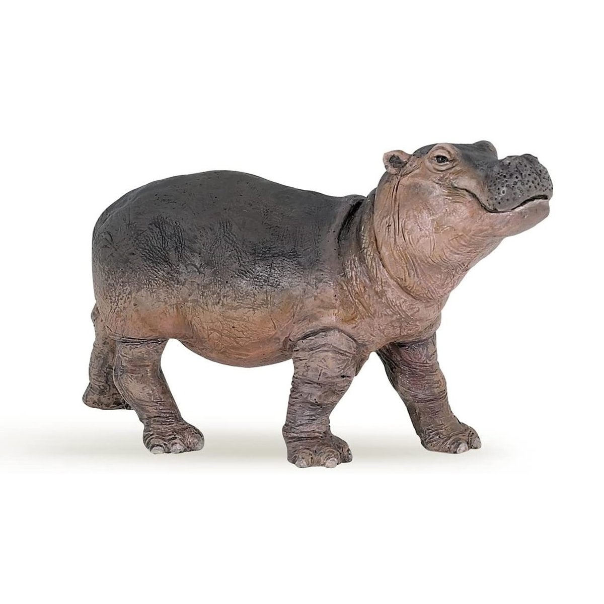 Figurine Bébé hippopotame gris, PAPO