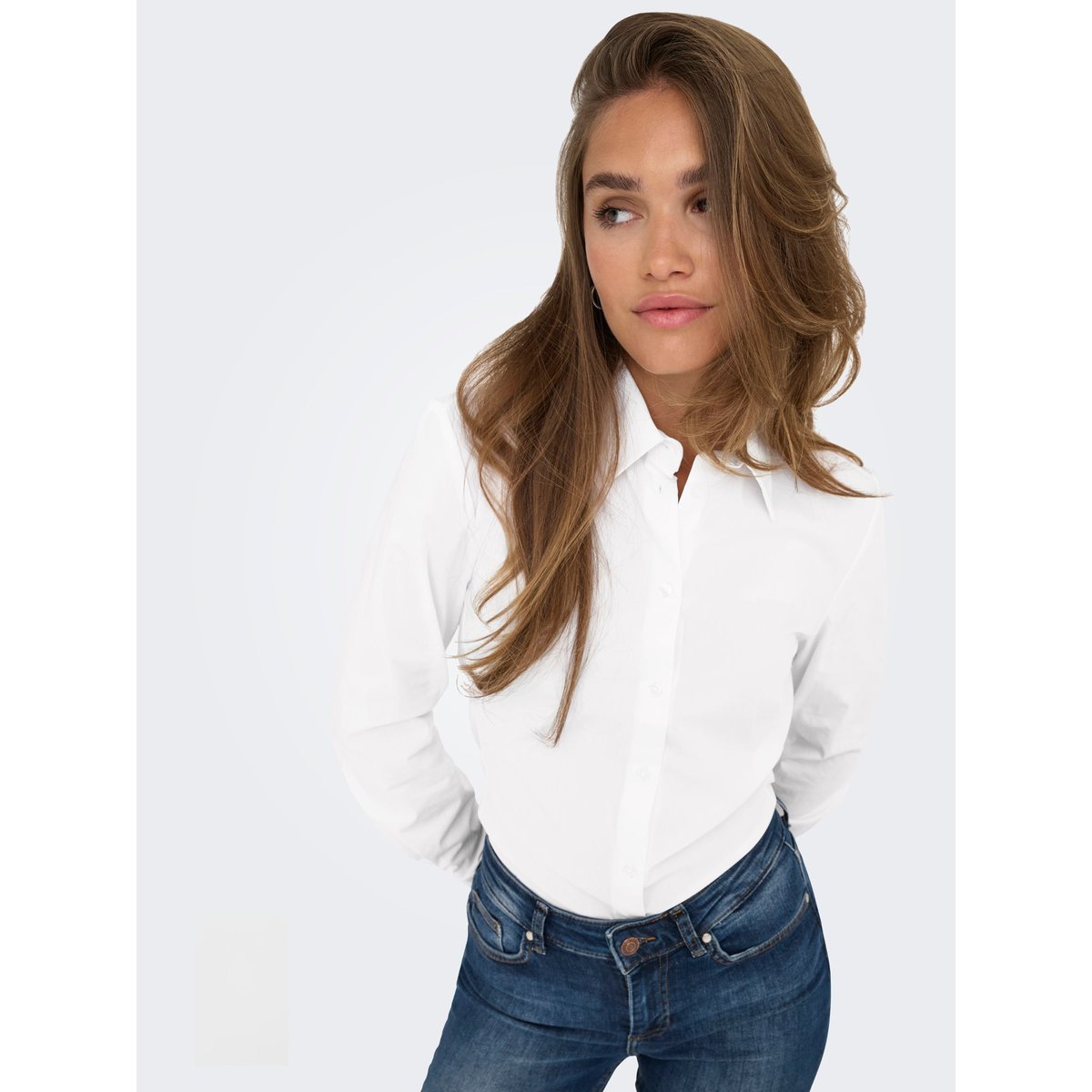 Chemise bright white, ONLY