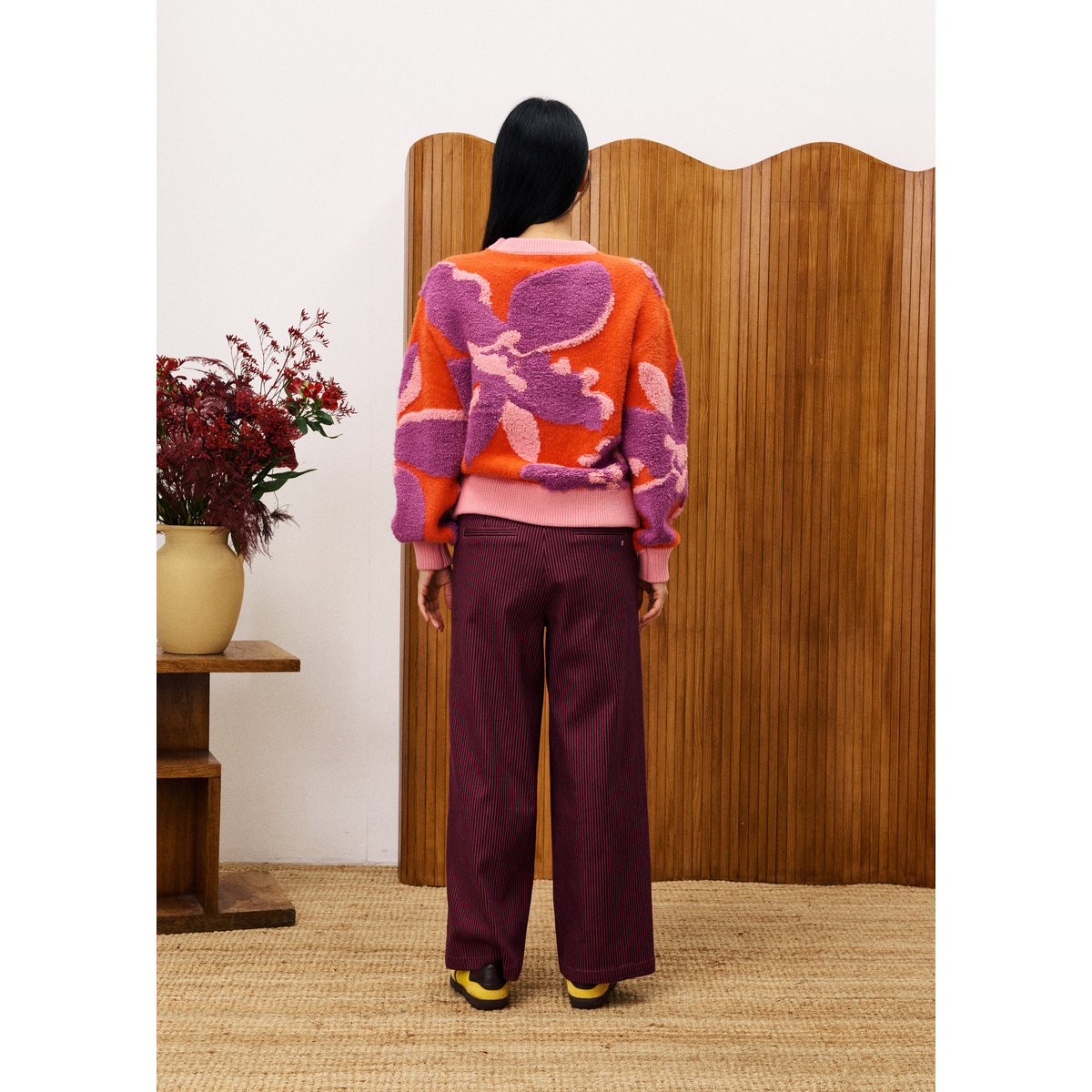 Pull  AYME orange, FRNCH