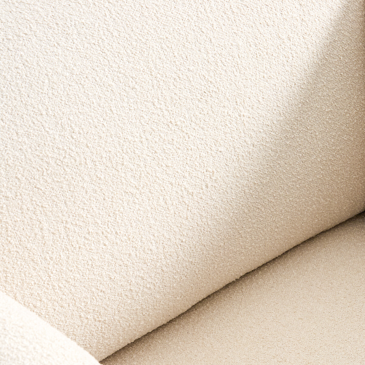 Fauteuil, en bouclette fine, VICTOR ecru, LA REDOUTE INTERIEURS
