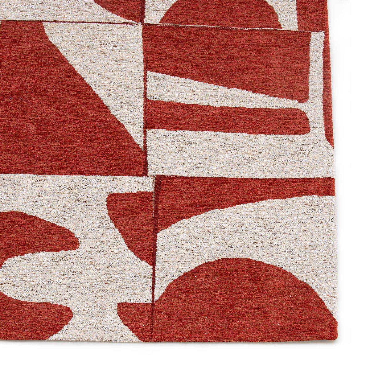 Tapis intérieur/extérieur tissé plat STALE rouge, NOVATREND