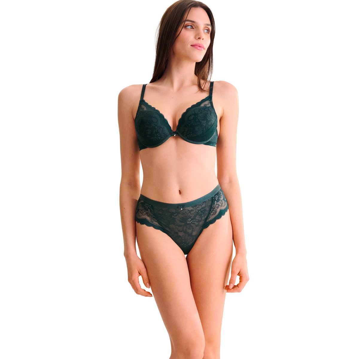 Soutien-gorge push-up EVELYN vert, LISCA