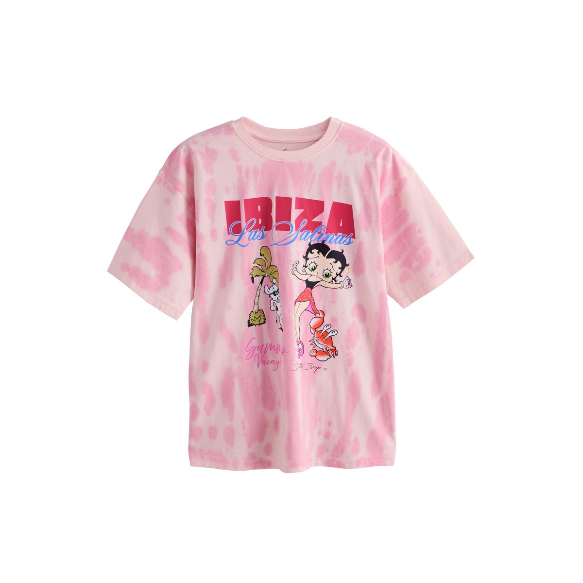 T-shirt ras du cou betty boop rose, NEXT