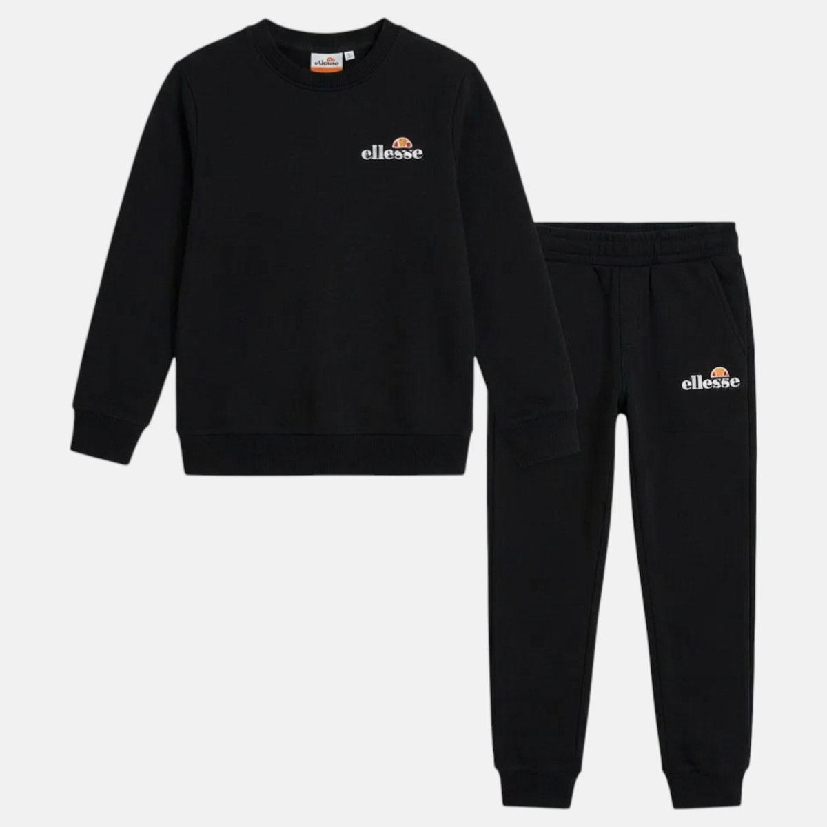 Ensemble sweat col zippé et pantalon de jogging TRAINING noir, ELLESSE
