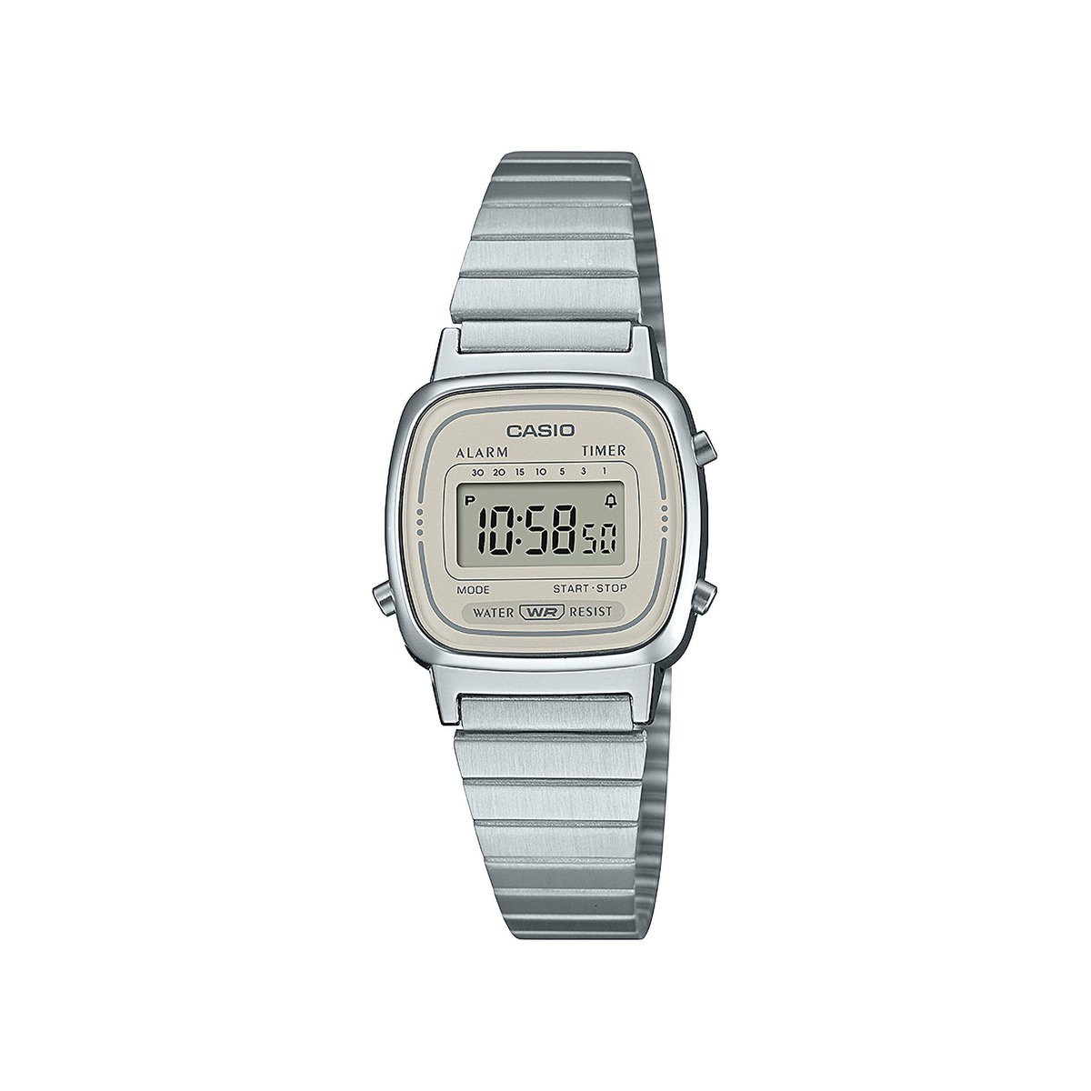 Montre Digital VINTAGE MINI argenté argenté argenté, CASIO