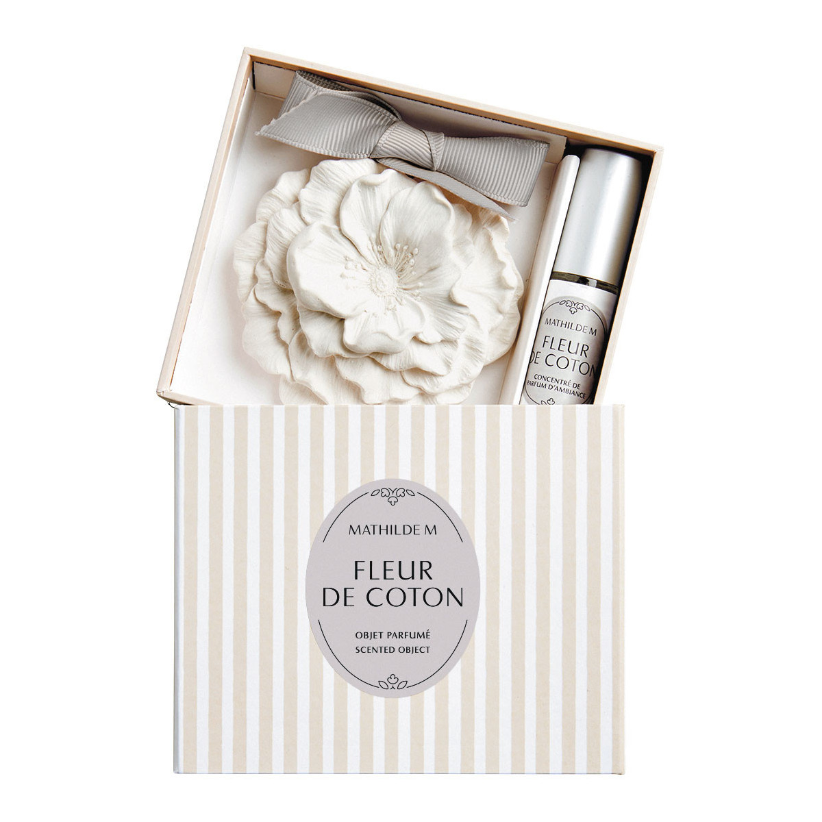 Décor parfumé et concentré Fleur de Coton blanc, MATHILDE M