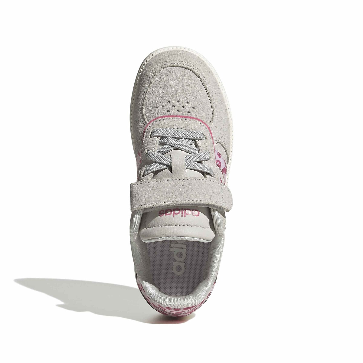 Sapatilhas em pele BREAKNET SLEEK branco rosa, ADIDAS SPORTSWEAR
