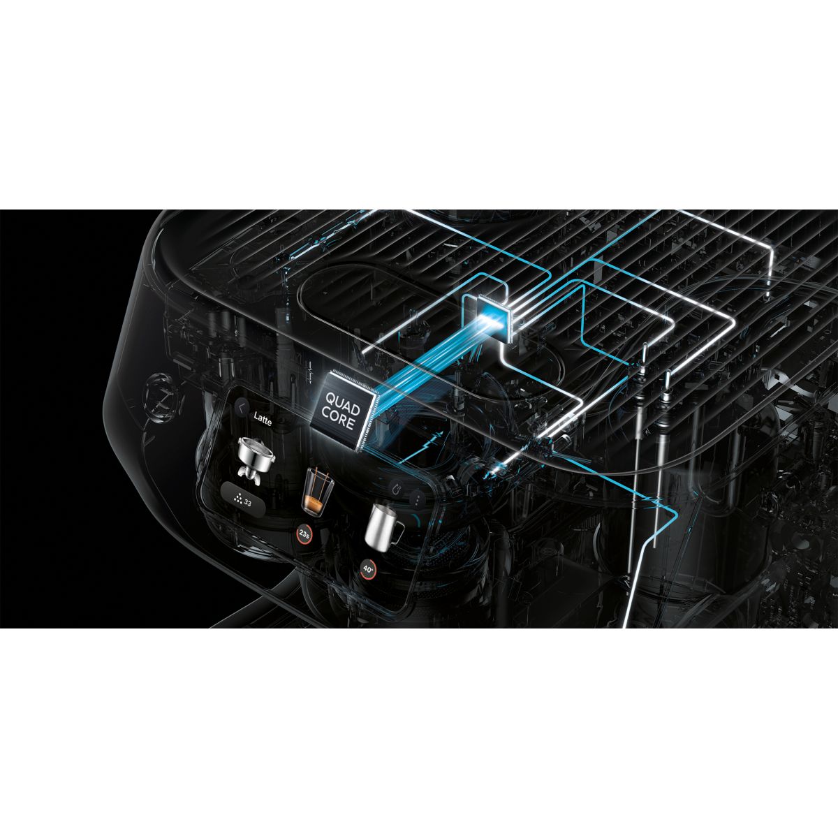 Machine à expresso SES995BTR4EEU1 noir, SAGE APPLIANCES