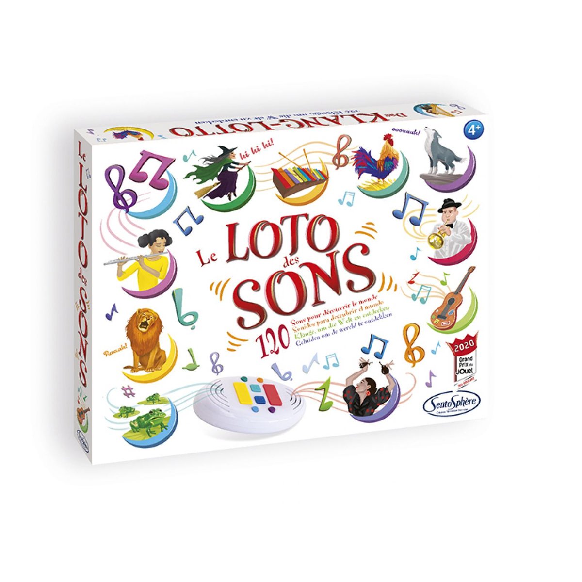 Le loto des sons couleur unique, SENTOSPHERE