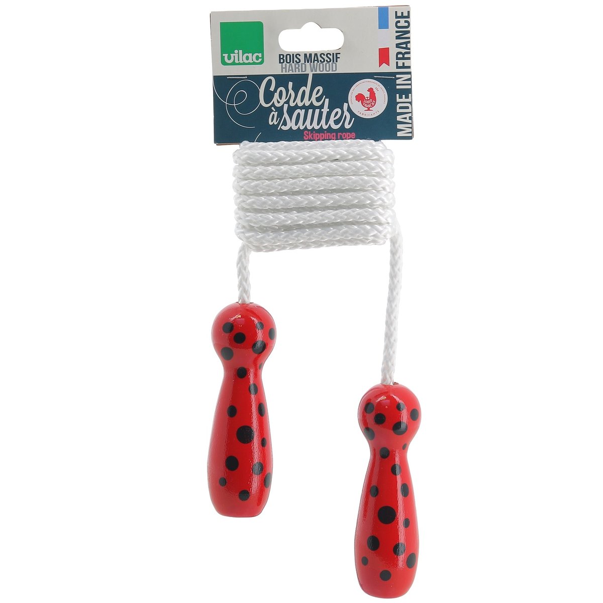 Corde à sauter coccinelle rouge, VILAC