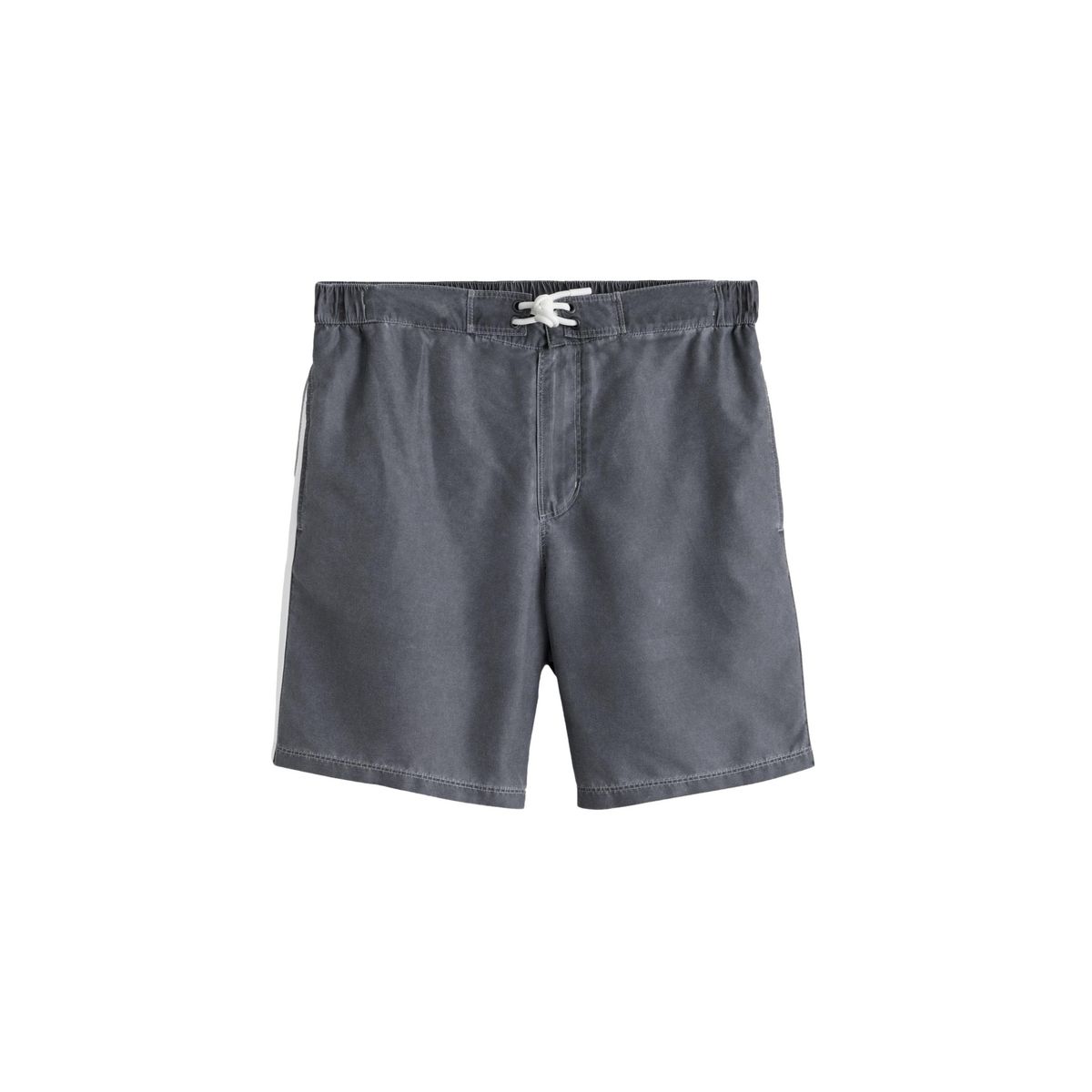 Boardshort à bande latérale edit noir/gris, NEXT