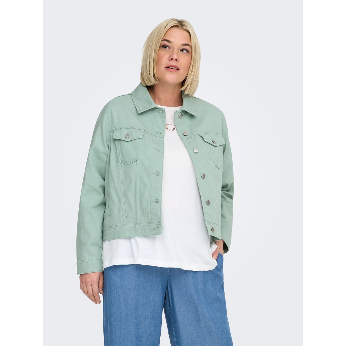 Veste En Jean jadeite, ONLY CARMAKOMA