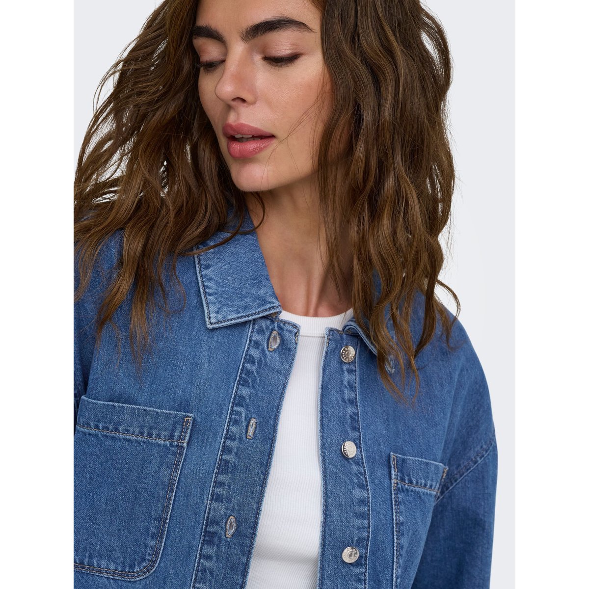 Chemise En Denim medium blue denim, ONLY