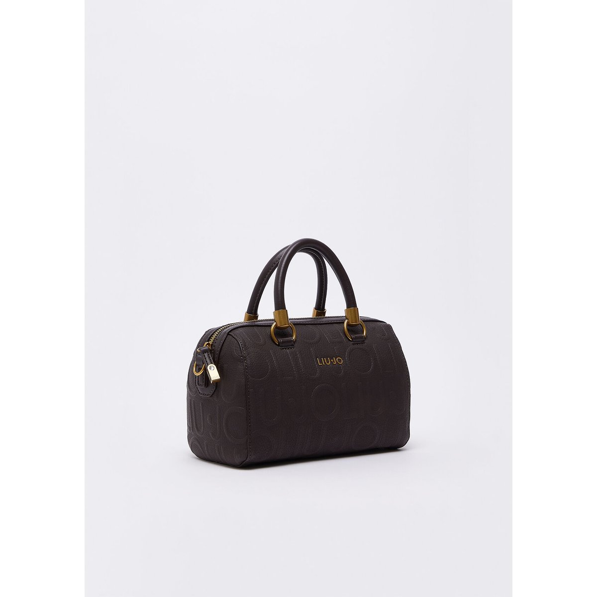 Petit Sac à Main avec Logo marron foncé, LIU JO