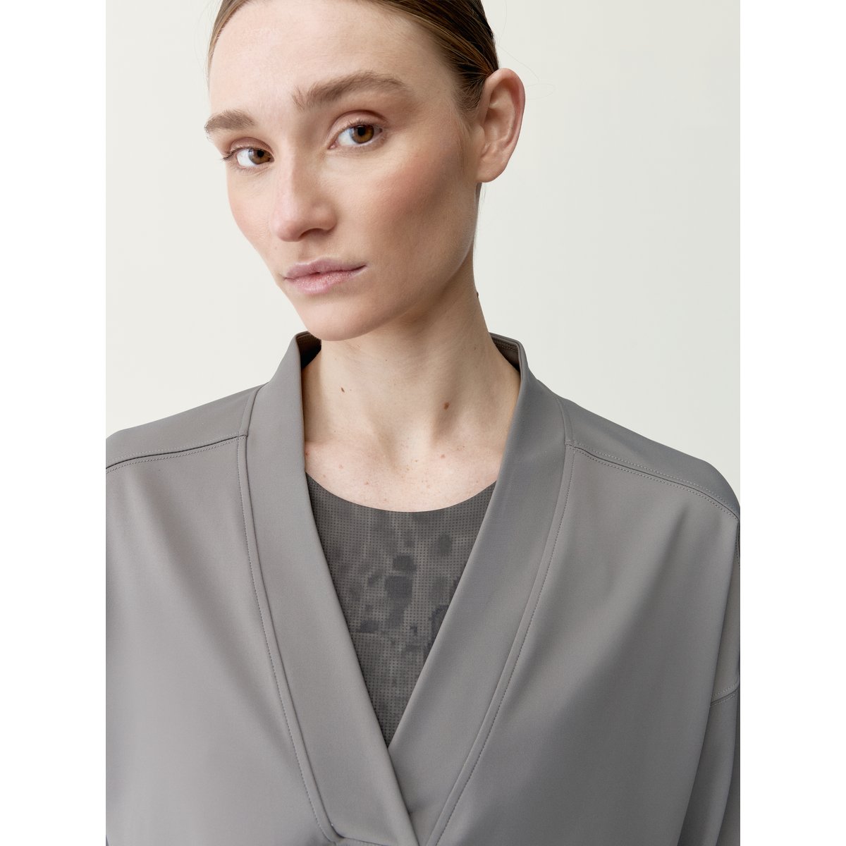 Sweat de sport femme Lua Uve séchage rapide effet seconde peau marron vison, BORN