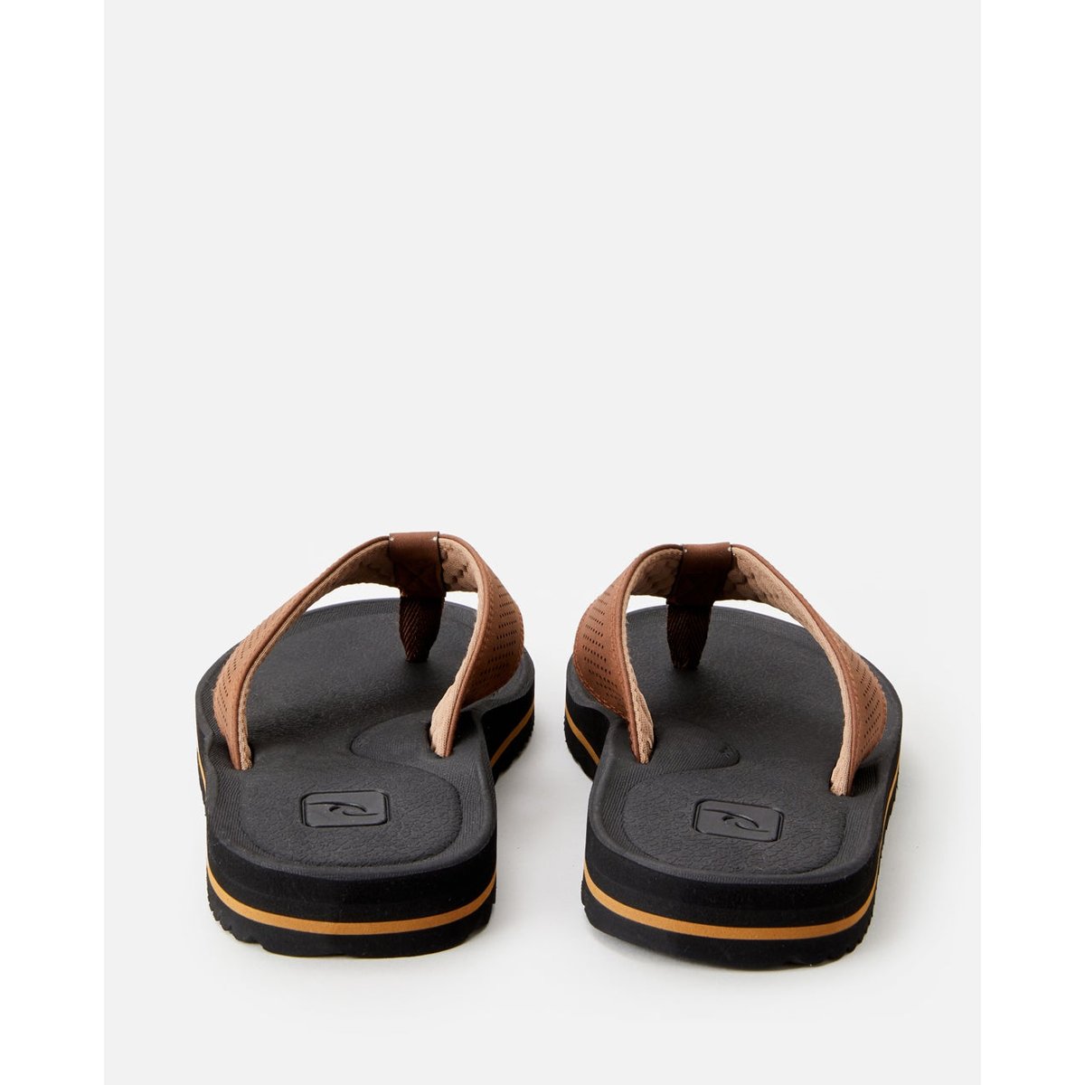 Tongs CHIBA marron/noir, RIP CURL