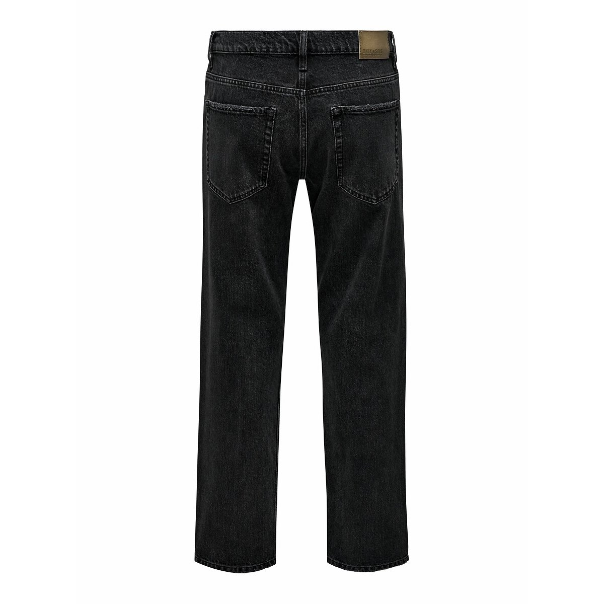 Jean droit noir denim, ONLY & SONS
