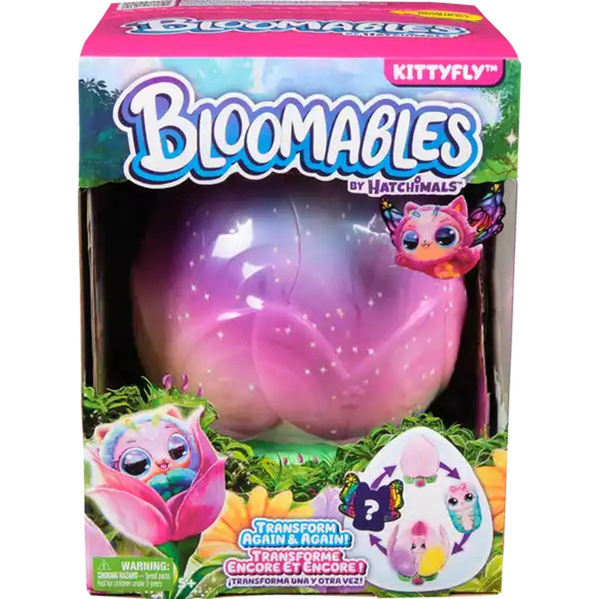 Hatchimals - Bloomables - Ma fleur magique KittyFly multicolore, SPIN MASTER