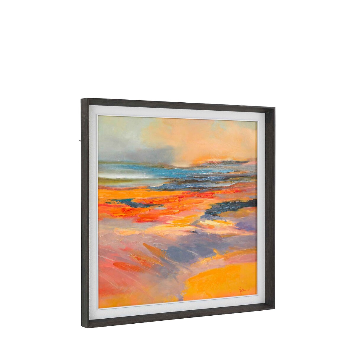92cm Blazing Framed Canvas orange, ÉDITÉ