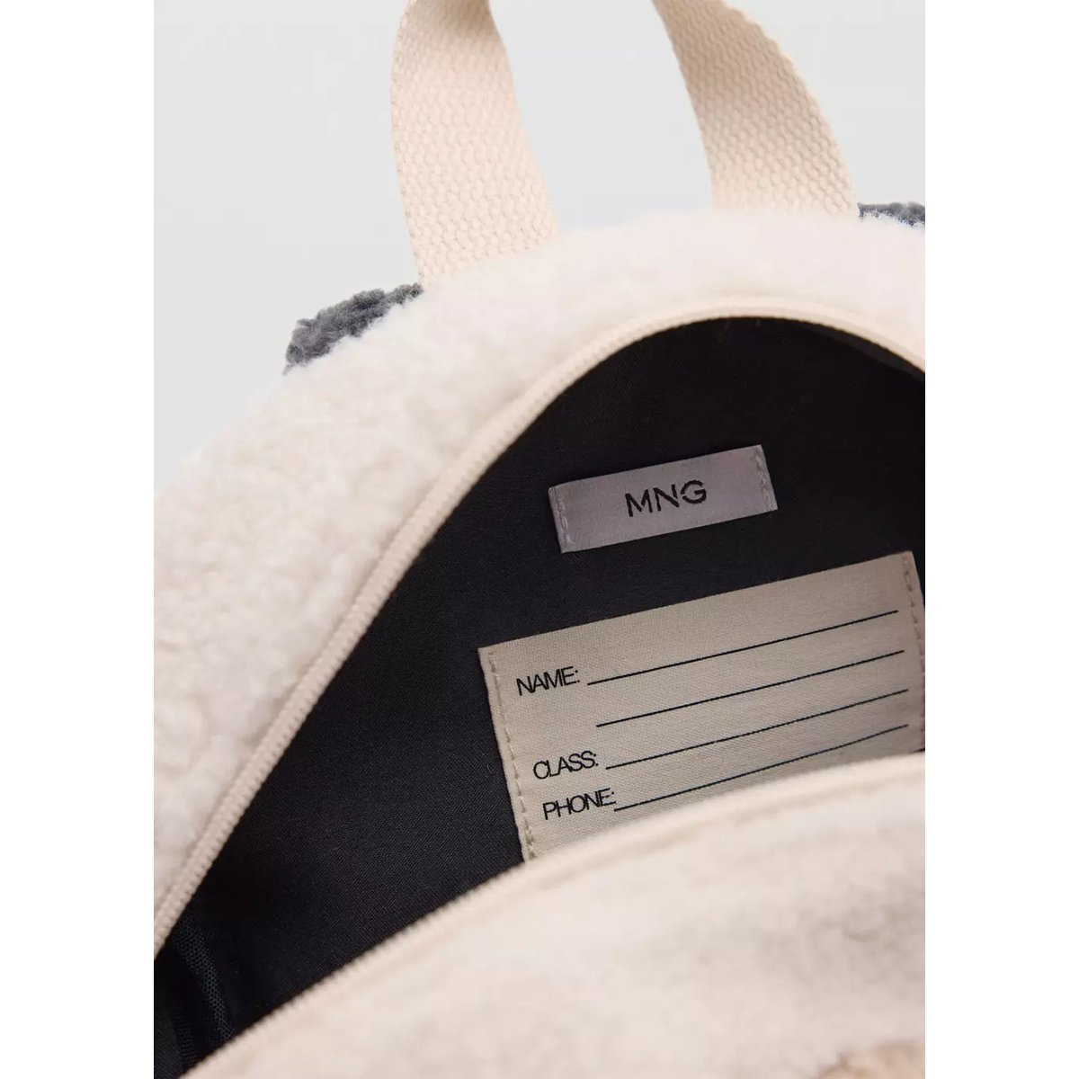 Sac à dos petit chien écru, MANGO BABY