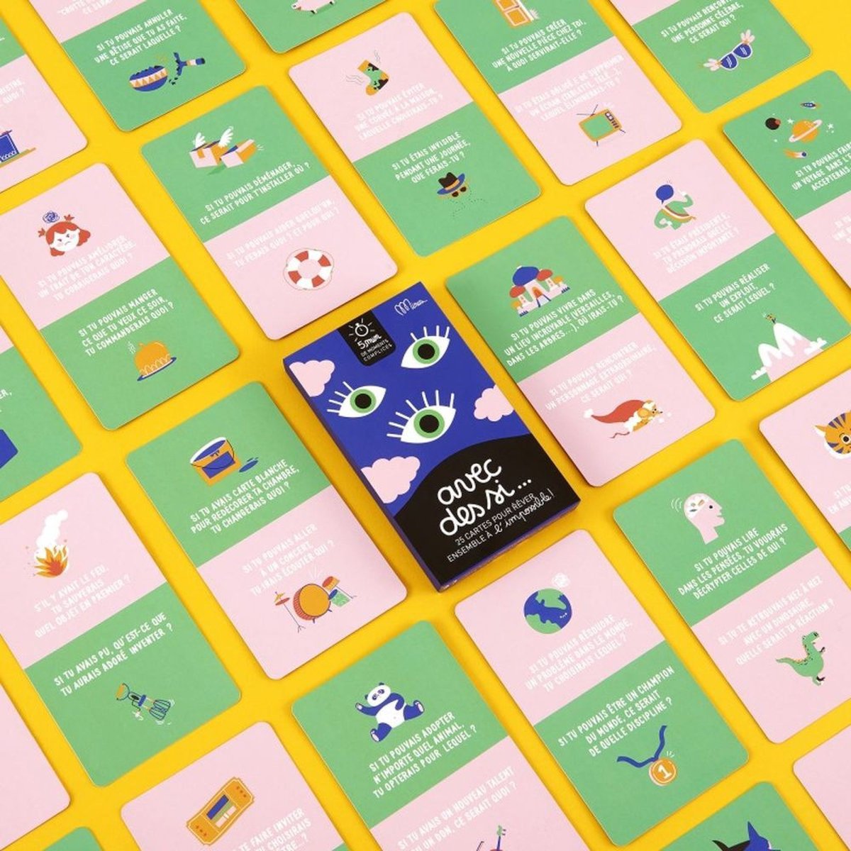 Jeu de cartes - Avec des si... bleu, MINUS EDITIONS