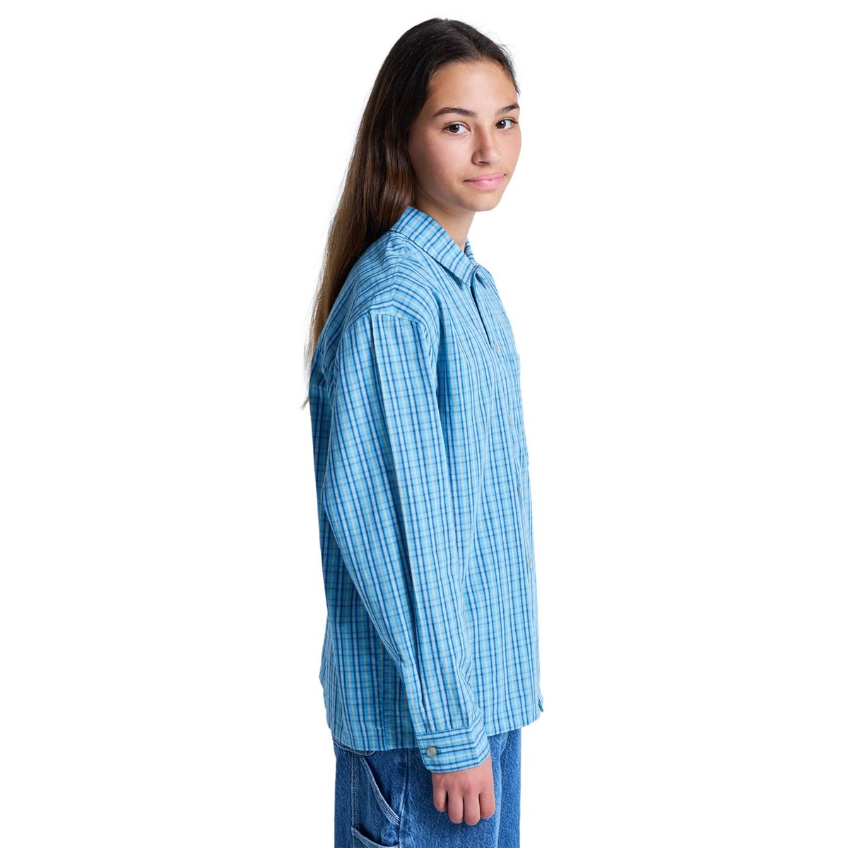 Chemise manches longues NAPKINS Y bleu napkins blue, ELEMENT
