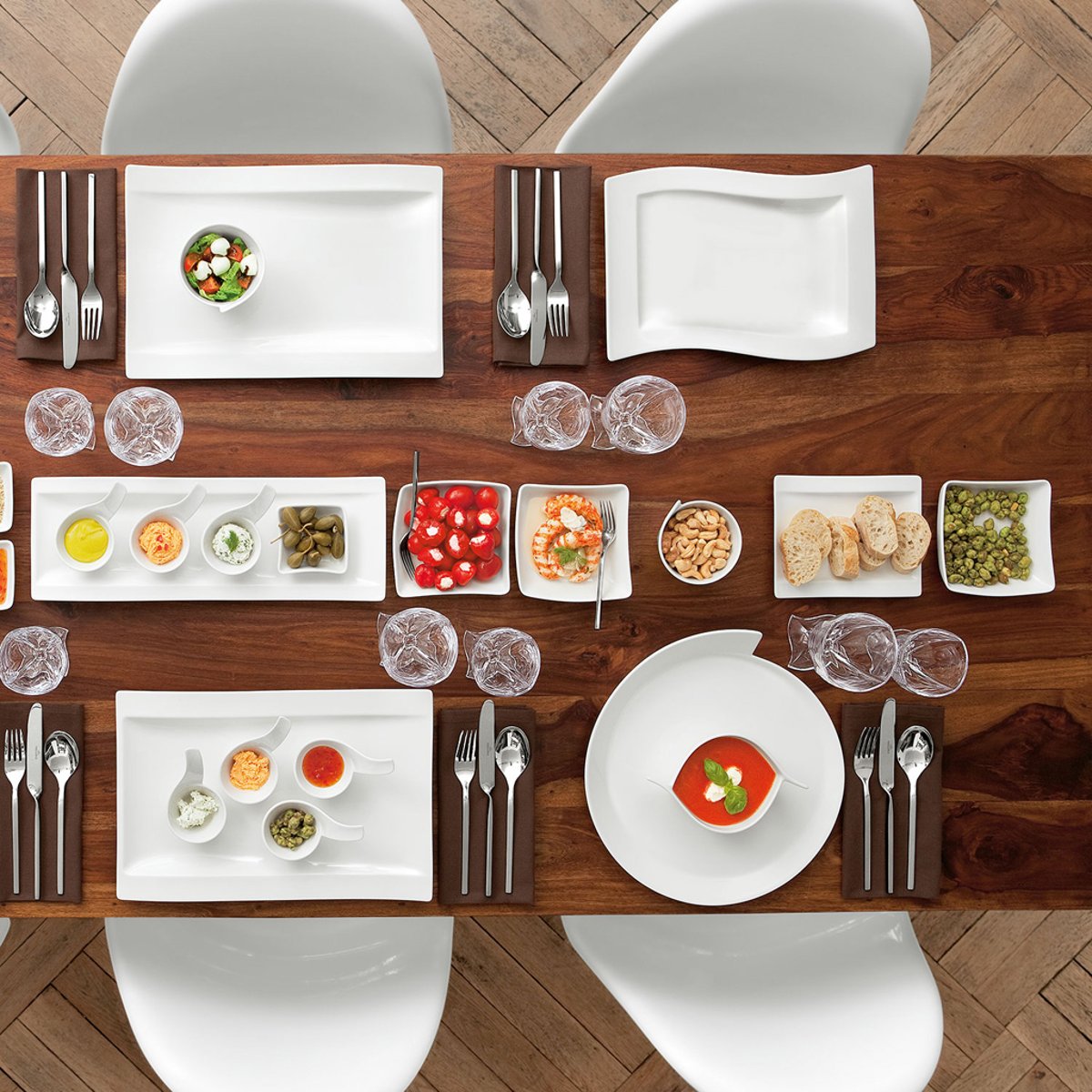 Assiette Gourmet NEWWAVE blanc, VILLEROY & BOCH
