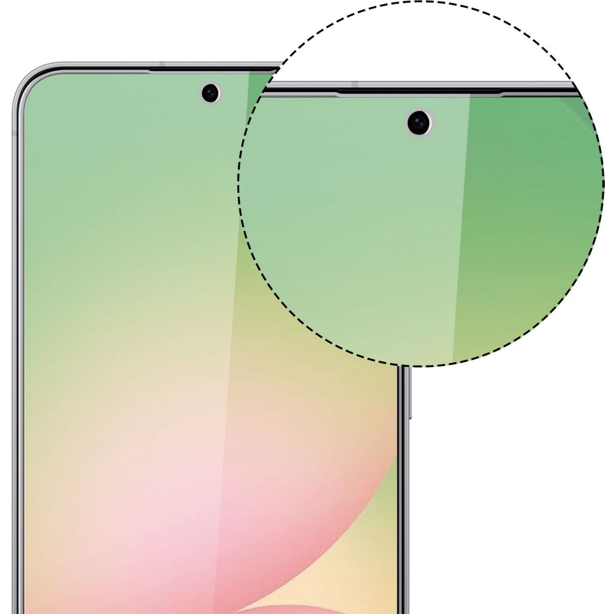 Protège écran Samsung Galaxy A57 s25 FEverre trempé X2 couleur unique, ESSENTIEL B