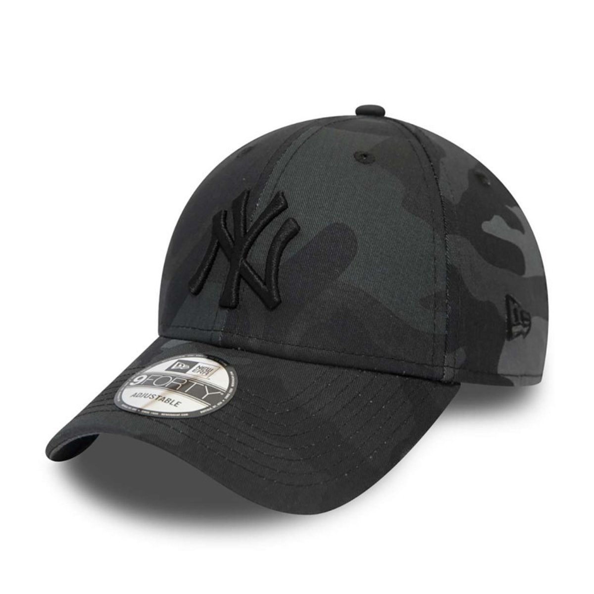 Casquette anthracite à motif camouflage, en coton, New York Yankees 9Forty gris, NEW ERA