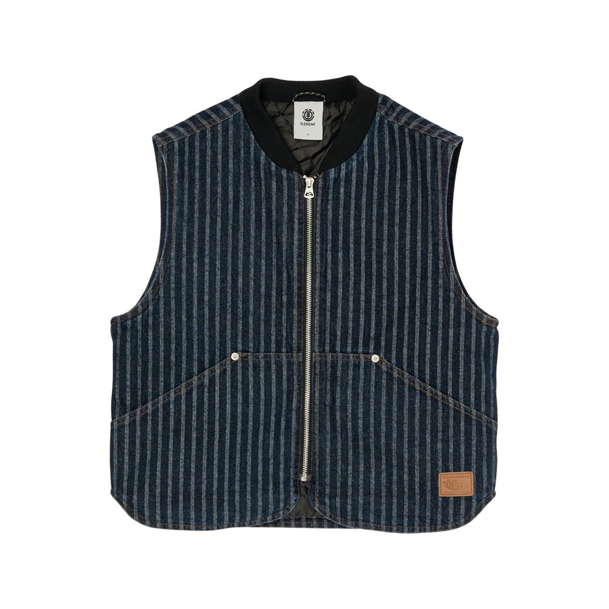 Gilet CHORE HERRINGBONE DENIM bleu herringbone denim, ELEMENT