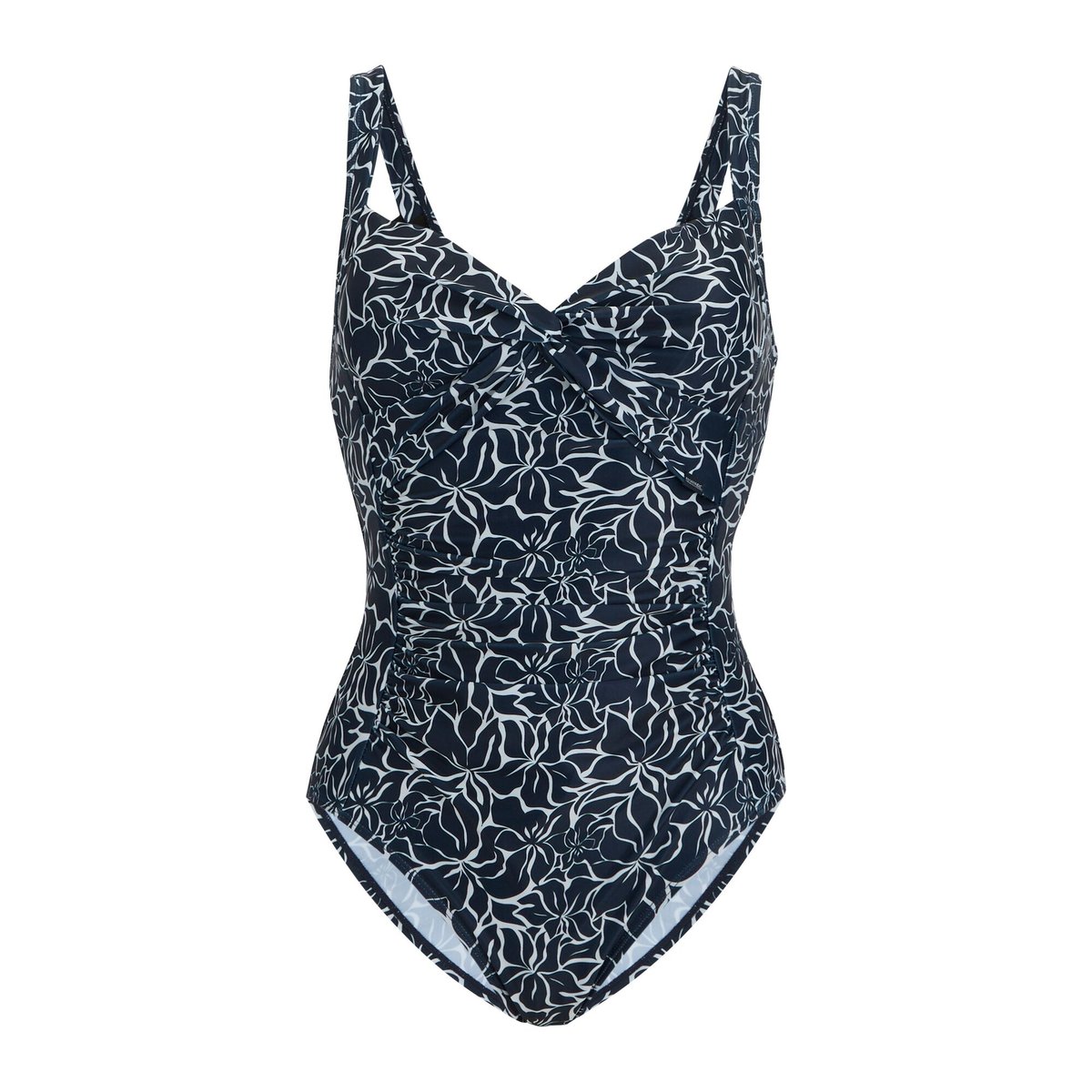 Maillot de bain 1 pièce motif/style floral SAKARI bleu marine, REGATTA