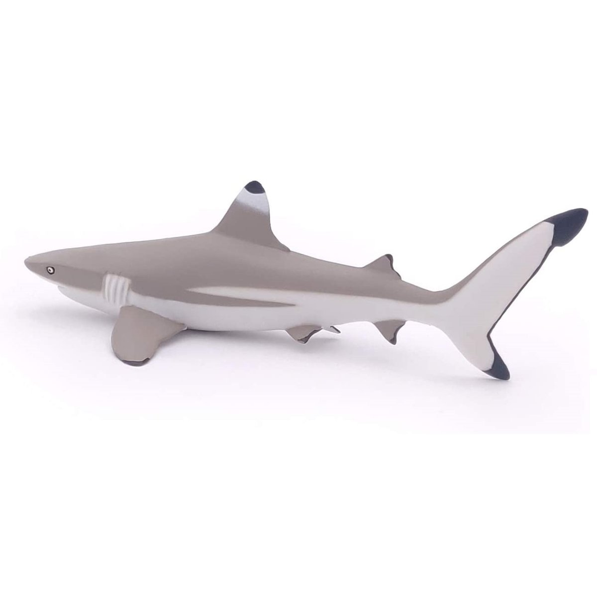 Figurine Requin à pointes noires gris, PAPO
