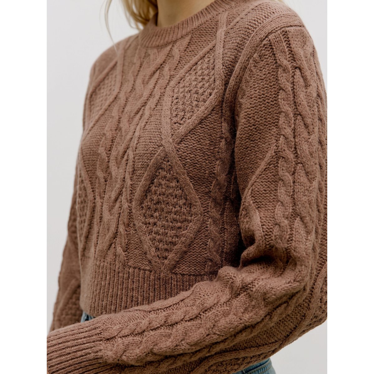 Pull En Maille cocoa brown, VERO MODA