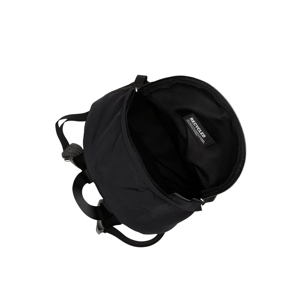 Sac à dos medium en nylon recyclé noir, MARC O'POLO