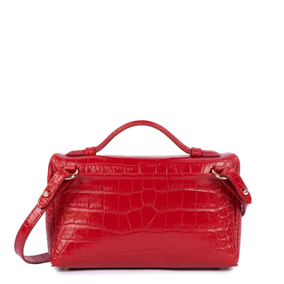 Petit sac boite EXO rouge, LANCASTER